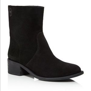 Tory Burch Siena Black Suede Bootie